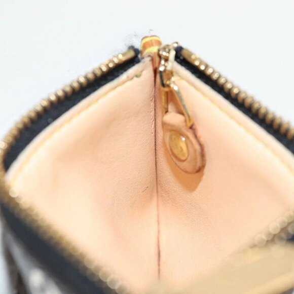 LOUIS VUITTON Multicolor Pochette Cles Coin Purse Black M13664 LV Auth 131839V - Picture 12 of 16